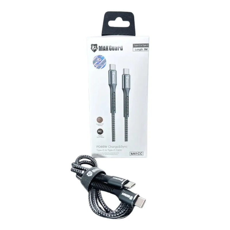 Maxguard 1m 65W Type-C to C cable M41CC by 9eight5