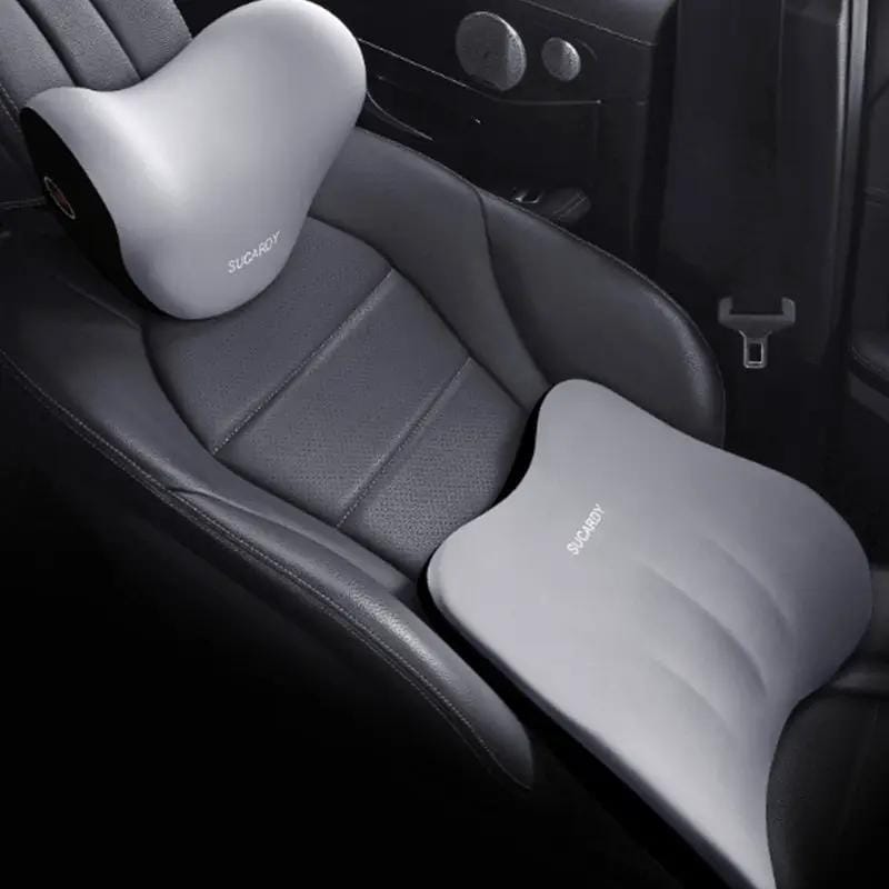 g8buynz g8buynz Lumbar Support Pillow and Car Headrest Neck Pillow Set Ergonomic Design Lumbar Support Pillow and Car Headrest Neck Pillow Set Ergonomic Design