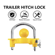 g8buynz g8buynz Improvedhand Trailer Hitch Lock Coupler Ball Tow Lock U-Shape Improvedhand Trailer Hitch Lock Coupler Ball Tow Lock U-Shape