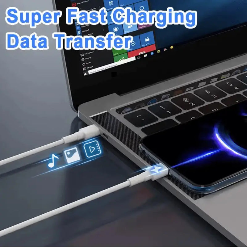 techplus 5A 100W USB-C to USB-C Cable – Super Speed Fast Charging & Data Sync TechPlus 100W USB C to USB C Cable PD Fast Charging