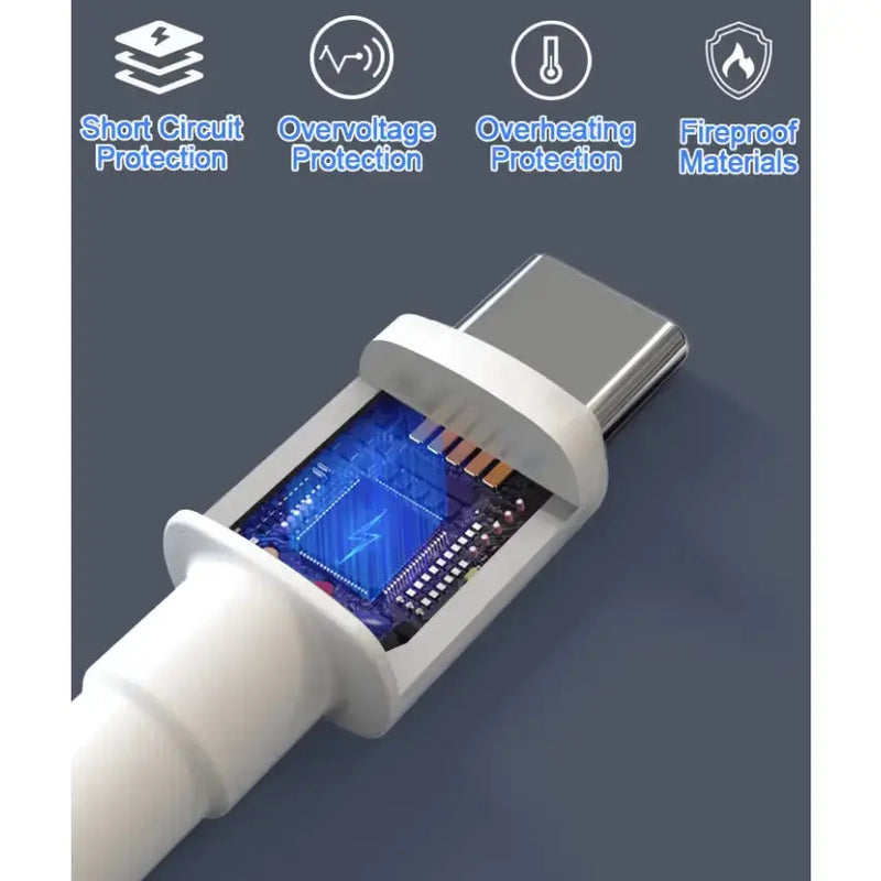 techplus 5A 100W USB-C to Lightning Cable – Super Speed Fast Charging & Data Sync TechPlus USB C to Lightning PD Cable 1M 100W