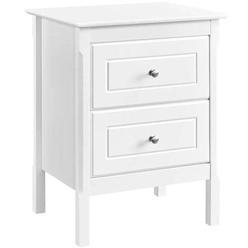 Yaheetech End Table Side Table Nightstand Bedside Table with 2 Drawers End Table Side Table Nightstand Bedside Table with 2 Drawers
