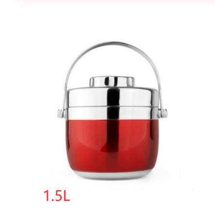 Mead's Supply & Equipment Outfitters limited Camp Cookware & Food Storage Stainless Steel Insulated Lunch Box — 2-Tier Hiking Bento | Hot & Cold | 1.2L & 1.5L Stainless Steel Insulated Lunch Box — 2-Tier Hiking Bento | Hot & Cold | 1.2L & 1.5L