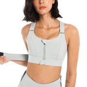 Mead's Supply & Equipment Outfitters limited Women's Activewear Plus Size High Impact Front Zip Sports Bra For Women Polyester Plus Size High Impact Front Zip Sports Bra Polyester