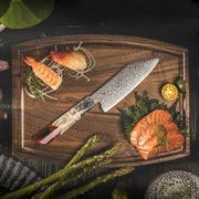 Damascus Steel Japanese-style Santoku Kitchen Knife Santoku Knife by China Dropship