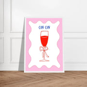 Cin Cin by Blank Wall Print Shop