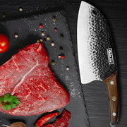 Qulajoy Meat Cleaver Knife - 7.3 Inch High Carbon Stainless Steel Butcher Knife For Meat Cutting Slicing Vegetables- Professional Chopper Knife For Home Kitchen Chef Knife - Meat Cleaver Knife by China Dropship