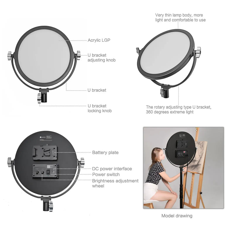 Action Outdoors Limited HS322 Dual Color Temperature Photography Light HS322 Dual Color Temperature Photography Light