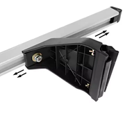 Set of 4 Heavy Duty Roof Racks Suitable for Toyota Hiace 2007-2019 by salelink.co.nz