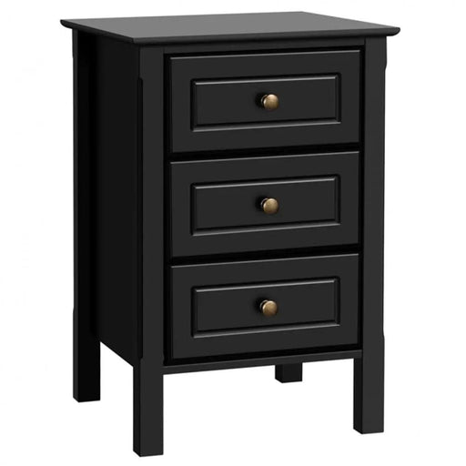 3-drawer Bedside Table End Table Nightstand by Yaheetech