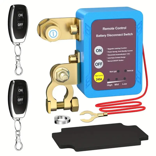 Wireless Remote 240A Car Battery Disconnect Relay Master Cut-off Switch Isolator by salelink.co.nz