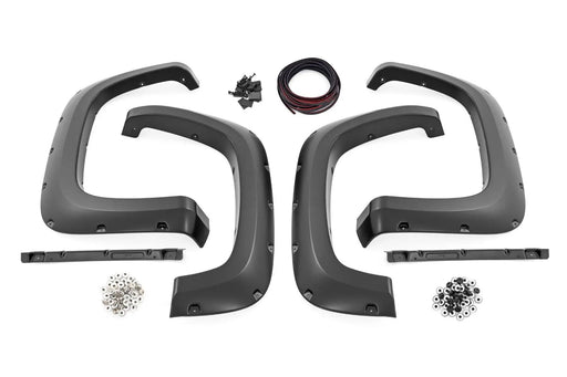 Pocket Fender Flares Chevy Silverado 2500 HD/3500 HD 2WD/4WD (2020-2025) by Magwarehouse.com
