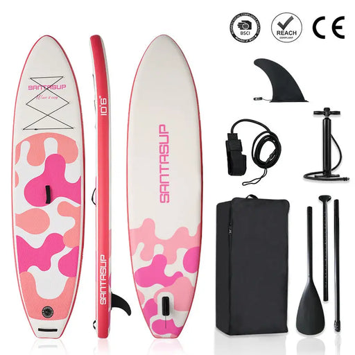 Inflatable SUP Paddle Board for Beginners (Surfing) by Action Outdoors Limited