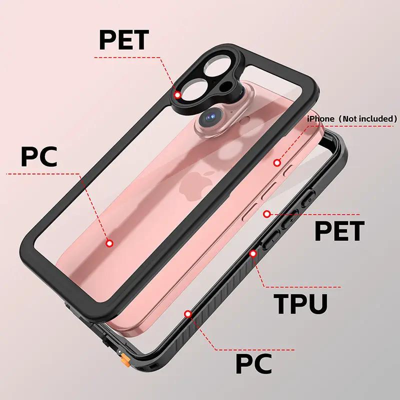 iPhone 16 Waterproof Case by salelink.co.nz