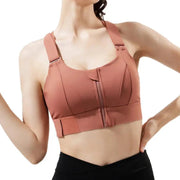 Mead's Supply & Equipment Outfitters limited Sports Bras High-Impact Women's Sports Bra with Front Zipper High-Impact Women's Sports Bra with Front Zipper