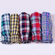 Men's Cotton Plaid Boxer Shorts - Elastic Waist | Breathable Underwear | Assorted Colours | M–3XL by Mead's Supply & Equipment Outfitters limited