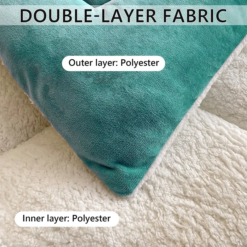 Thicken Blanket Soft Luxury Heavy 3kg Quilted Bedding Warm Cozy Machine Washable by dealonline.co.nz