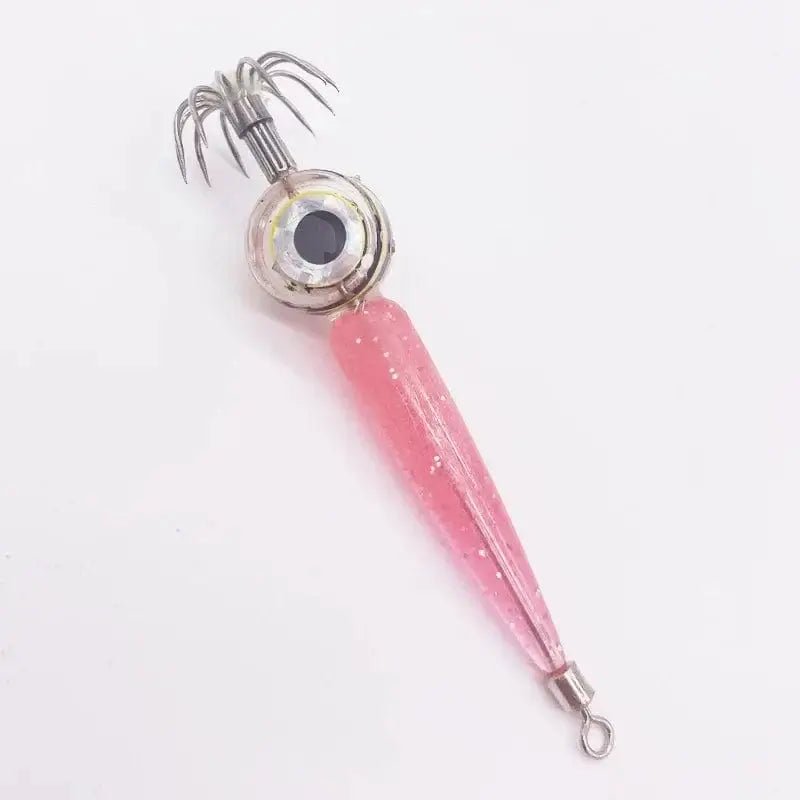 China China Red Fishing Lures 5g Squid Hook with LED Light Squid Jig Lure Luminous Webfoot Octopus Egi Artificial Bait Cuttlefish Sea Tackle