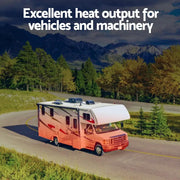 5KW Portable Diesel Air Heater Remote Control LCD Display Quick Heat Car RV Bus Boat by SportZone.co.nz
