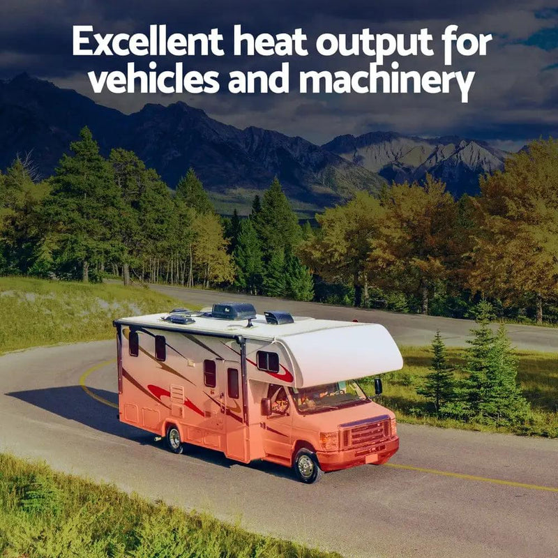 5KW Portable Diesel Air Heater Remote Control LCD Display Quick Heat Car RV Bus Boat by SportZone.co.nz