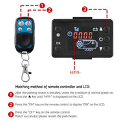 5KW Portable Diesel Air Heater Remote Control LCD Display Quick Heat Car RV Bus Boat by SportZone.co.nz