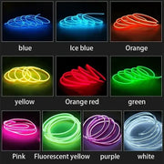 5M USB LED Neon Car Interior Light (7 colours available) by Habicare