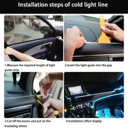 5M USB LED Neon Car Interior Light (7 colours available) by Habicare