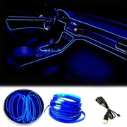 5M USB LED Neon Car Interior Light (7 colours available) by Habicare