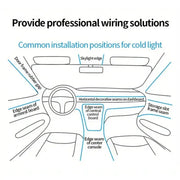 5M USB LED Neon Car Interior Light (7 colours available) by Habicare