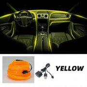 5M USB LED Neon Car Interior Light (7 colours available) by Habicare