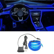 5M USB LED Neon Car Interior Light (7 colours available) by Habicare