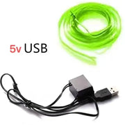 5M USB LED Neon Car Interior Light (7 colours available) by Habicare