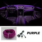 5M USB LED Neon Car Interior Light (7 colours available) by Habicare