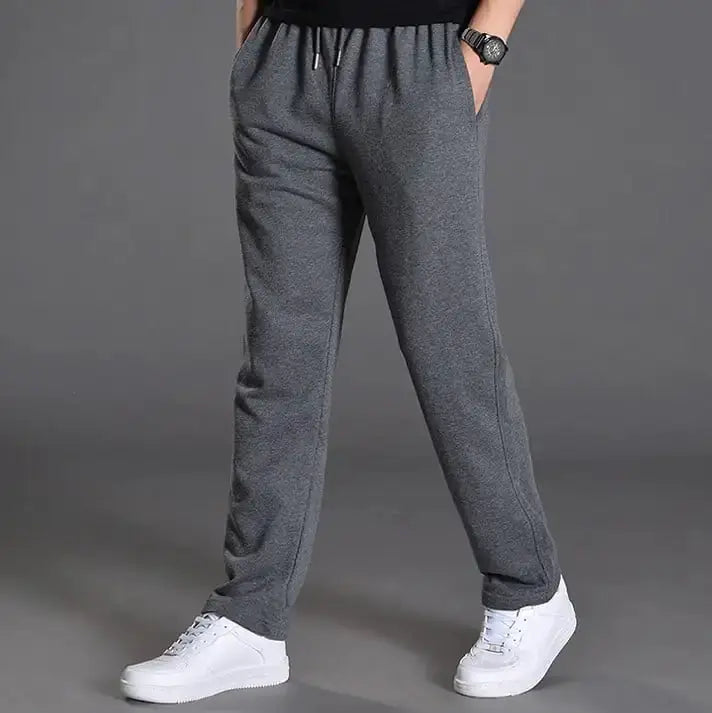 Men's Oversized Cotton Casual Knit Sweatpants - Relaxed Fit Joggers by Mead's Supply & Equipment Outfitters limited