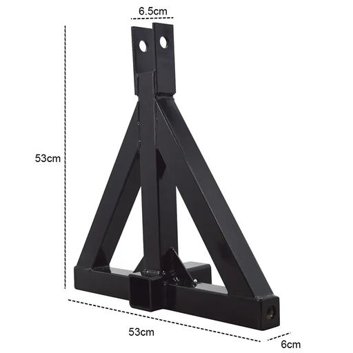 3 Point 2 Receiver Trailer Towing Hitch Cat.1 Tractor Tow Hook Drawbar by salelink.co.nz