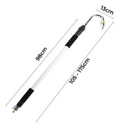 1.75m Gutter Cleaner Telescopic Cleaning Tool Water Wand Brass Fit by salelink.co.nz
