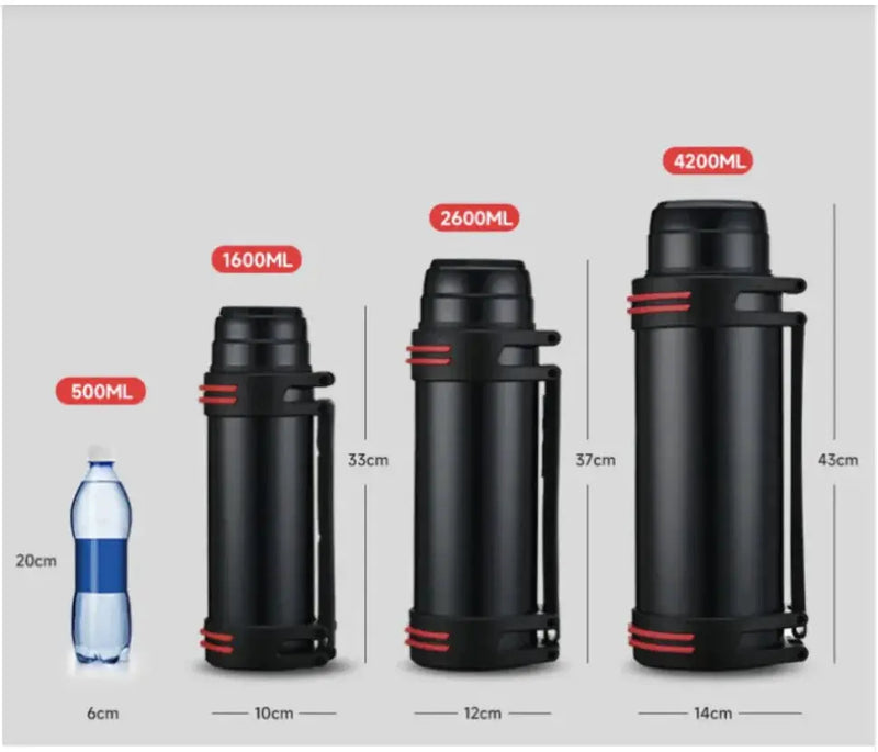 Large-Capacity 304 Stainless Steel Insulated Thermos by Mead's Supply & Equipment Outfitters limited