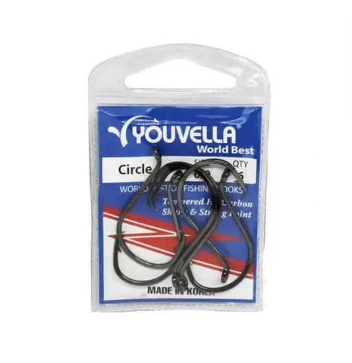 Youvella Circle Hooks 6/0 (6 PER PACK) by NZ Diver