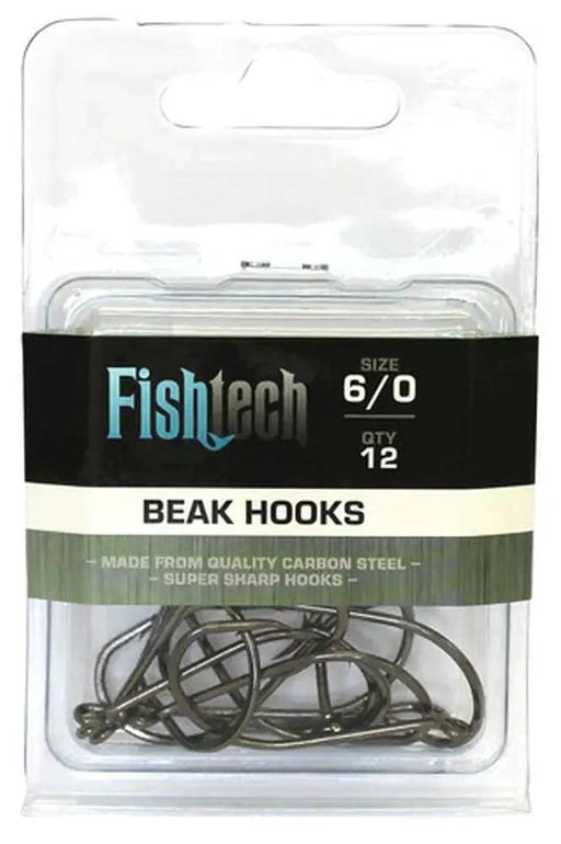 Fishtech Beak Hooks 6/0 (12 per pack) by NZ Diver