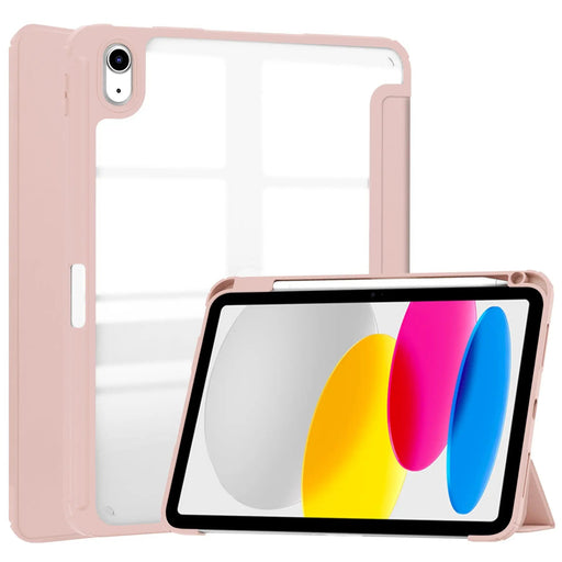 iPad 10.9" Case (10th Gen 2022), Pad 11 (A16 2025) Clear Pen Slot Holder Case Cover by salelink.co.nz
