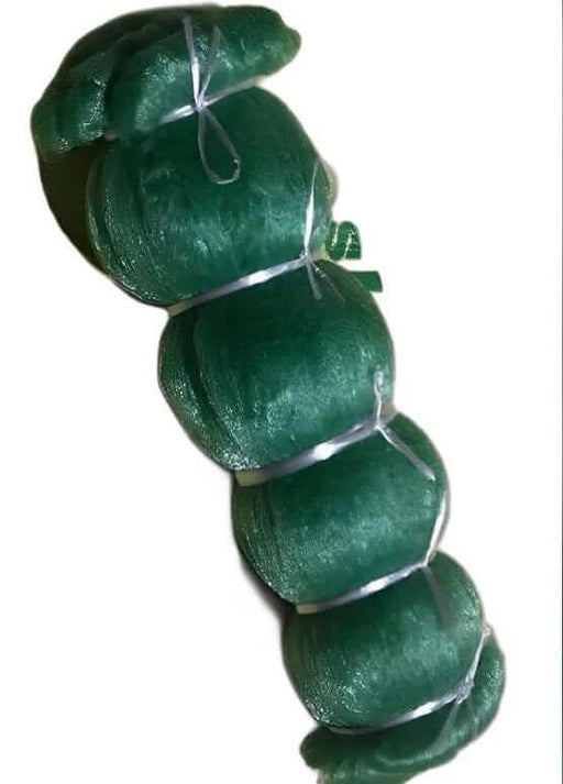 6.5 inch (165mm) Green 15MD Mesh 450M shown in a bundle, highlighting its green color and size.