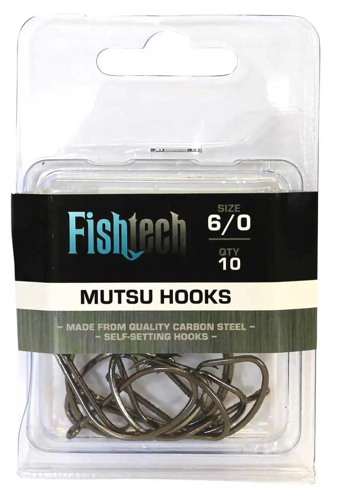 Mutsu Hooks 6/0 10 Per Pack by NZ Diver