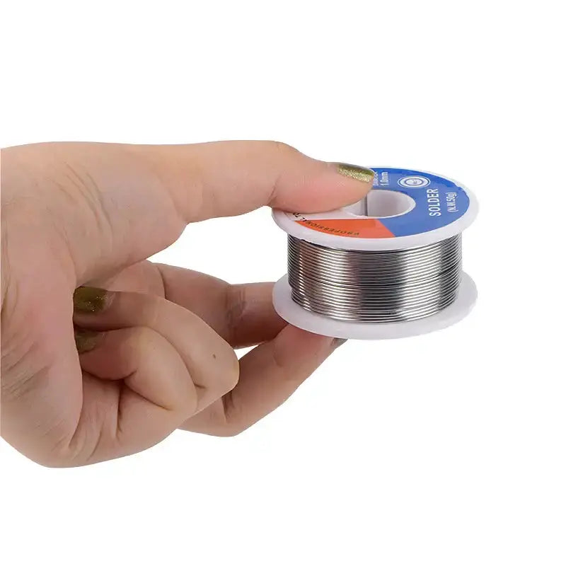 60/40 Rosin Core Solder Wire (50g/20g, 0.6–1.5mm) by Habicare