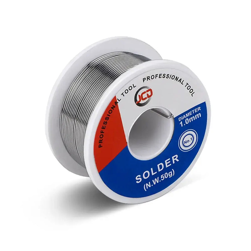 60/40 Rosin Core Solder Wire (50g/20g, 0.6–1.5mm) by Habicare