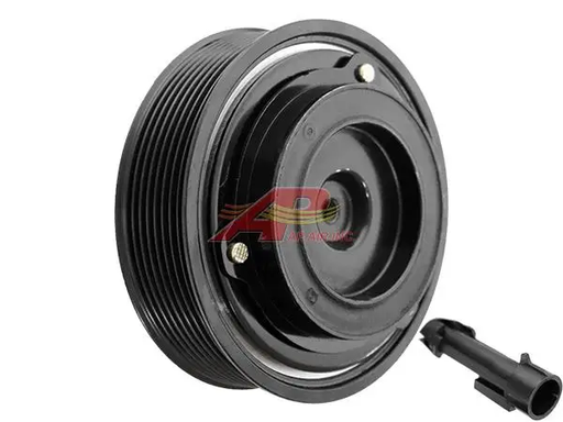 JOHN DEERE 8 GROOVE NEW A/C COMPRESSOR CLUTCH ASSEMBLY PV8 145MM 12V 10PA17C 88AL176858A 10PA15C RE257084 77700042614 RE203758 AL174137 by JBH AUTO PARTS