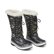 dealonline.co.nz dealonlinenz Winter Fluffy Collar Snow Boots Explorer With Fleece Lining Lace Up For Women 40 Winter Fluffy Collar Snow Boots With Fleece Lining