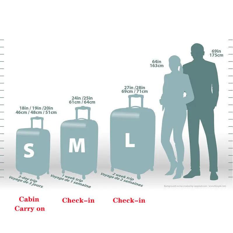 24" Suitcase Cabin Carry on Check in Travel Light Weight Luggage - BLUE by dealonline.co.nz