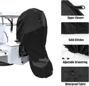 SportZone.co.nz Outdoor Recreation > Boating > Boating Accessories 600D Oxford Cloth Outboard Motor Cover, Waterproof UV Resistant Boat Engine Protective Cover for Yacht Fishing Boat（15-20HP） 600D Oxford Cloth Outboard Motor Cover, Waterproof UV Resistant Boat Engine Protective Cover for Yacht Fishing Boat（15-20HP）