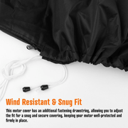 SportZone.co.nz Outdoor Recreation > Boating > Boating Accessories 600D Oxford Cloth Outboard Motor Cover, Waterproof UV Resistant Boat Engine Protective Cover for Yacht Fishing Boat（175-225HP） 600D Oxford Cloth Outboard Motor Cover, Waterproof UV Resistant Boat Engine Protective Cover for Yacht Fishing Boat（175-225HP）