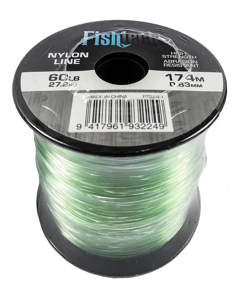 Nylon Fishing Line - 60LB - 174m Rolls by NZ Diver